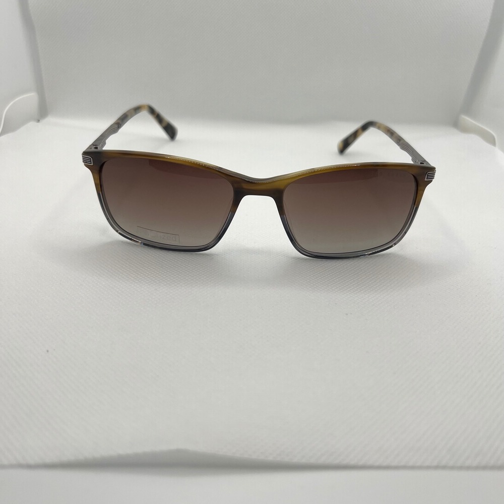 Ted Baker London Polarized Sunglasses Tortoise Rectangle Retro Style 57-18-145